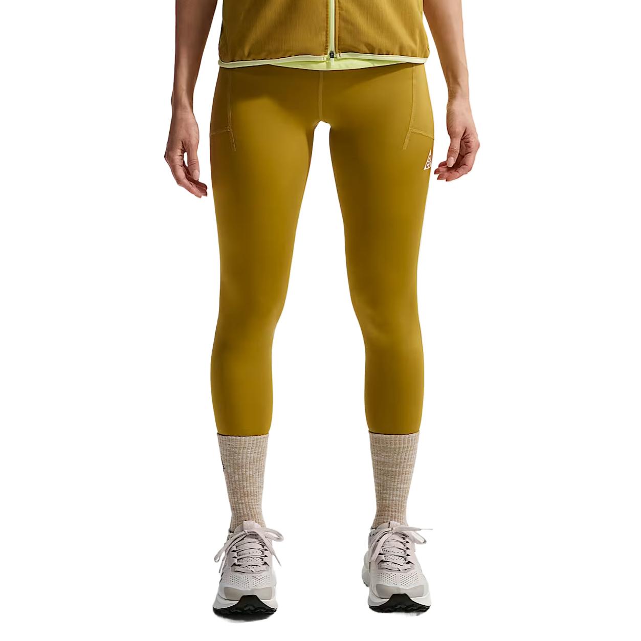 Nike ACG Женские леггинсы для бега с высокой талией, влагоотводящие, быстросохнущие, однотонные, низ IO9646-322 S