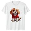 Puppy Dog Hoodie Animals Mens T-Shirt Womens Tee Cartoon Graphic Top