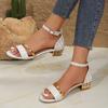 Fashion Women High Heels Sandals 2025 New Fashion Party Shoes for Women Comfortable Open Toed Thin Heels Sandals Designer Luxury Sandals