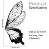 24Pcs Butterfly Wings Flower Wrapping Paper Creative Bouquets Packing Material Wedding Birthday Party DIY Gift Decoration Supply