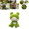 Entzückendes Weiches Plüsch Frosch Stofftier Spielzeug Ideal für Kinder Schlafenszeit Kuschelkissen