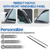 Car Front Windshield Trim Seal Strip Compatible with Toyota Land Cruiser 250 Prado LC250/Lex@us GX 2024 2025, A Pillar Soundproofing Rubber Seal