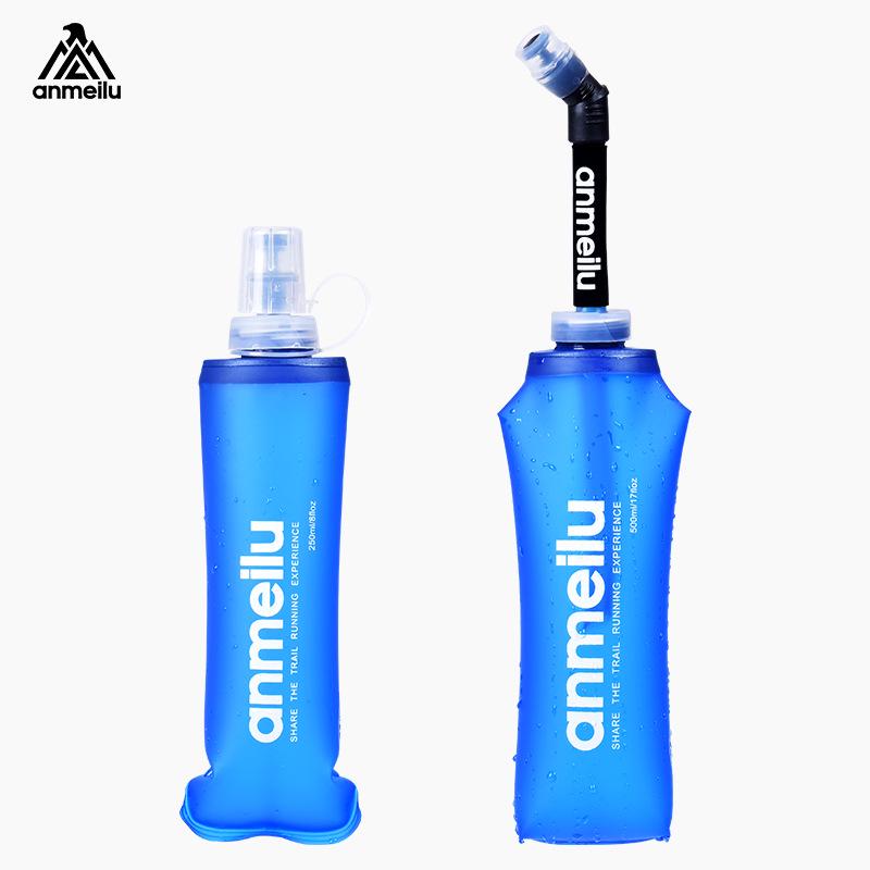 ANMEILU Outdoor Sports Portable Folding Water Bag with EU Food Grade Straw Certification