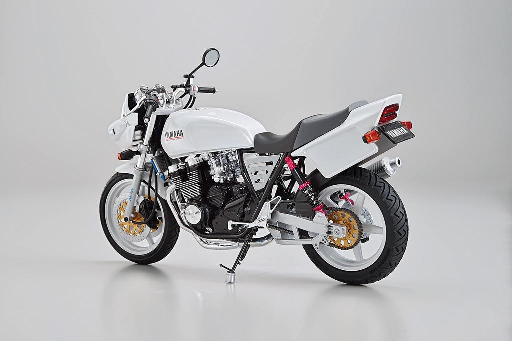 Aoshima Bunka Kyozaisha The Bike Series Yamaha 4HM XJR400S 1994 Özel parçalı plastik model Kalıp rengi 1/12 No.54