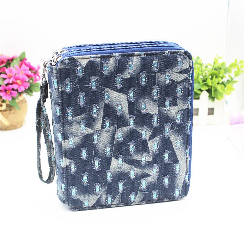 Kawaii Pencil Case for School Pen Box Big 72/120 Holes Penal Cute Bee Monkey Pencilcase Large Cartridge Stationery Korean Kit