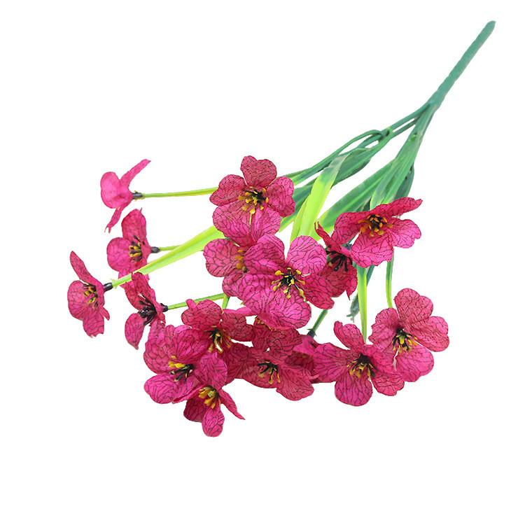 Incana Matthiola Fake Flowers Plastic Plants For Garden And Decoration Wedding