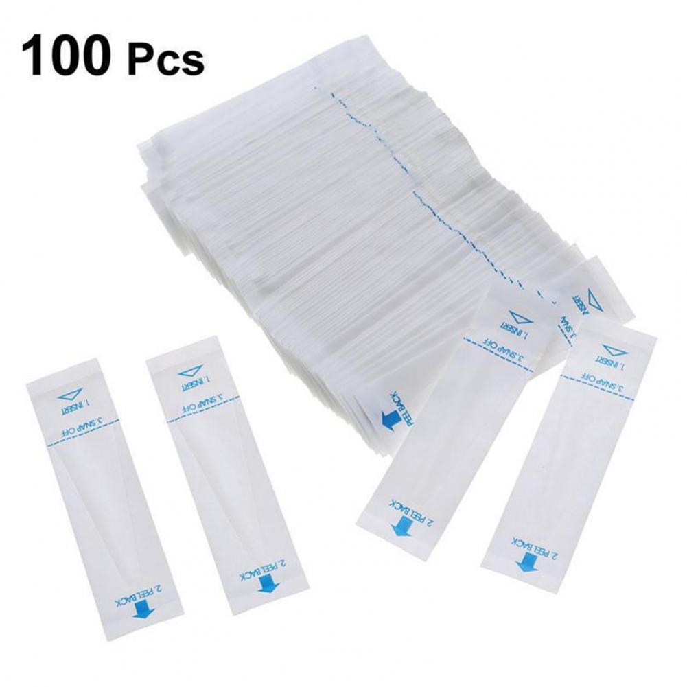 100Pcs Thermometer Film Safe Probe Covers Disposable Clean Keeping Digital Thermometer Film Sleeve Oral Thermometer Mouth Cover