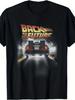 Back To The Future Marty McFly DeLorean Time Machine T-Shirt Iconic 80s Movie Design with Flux