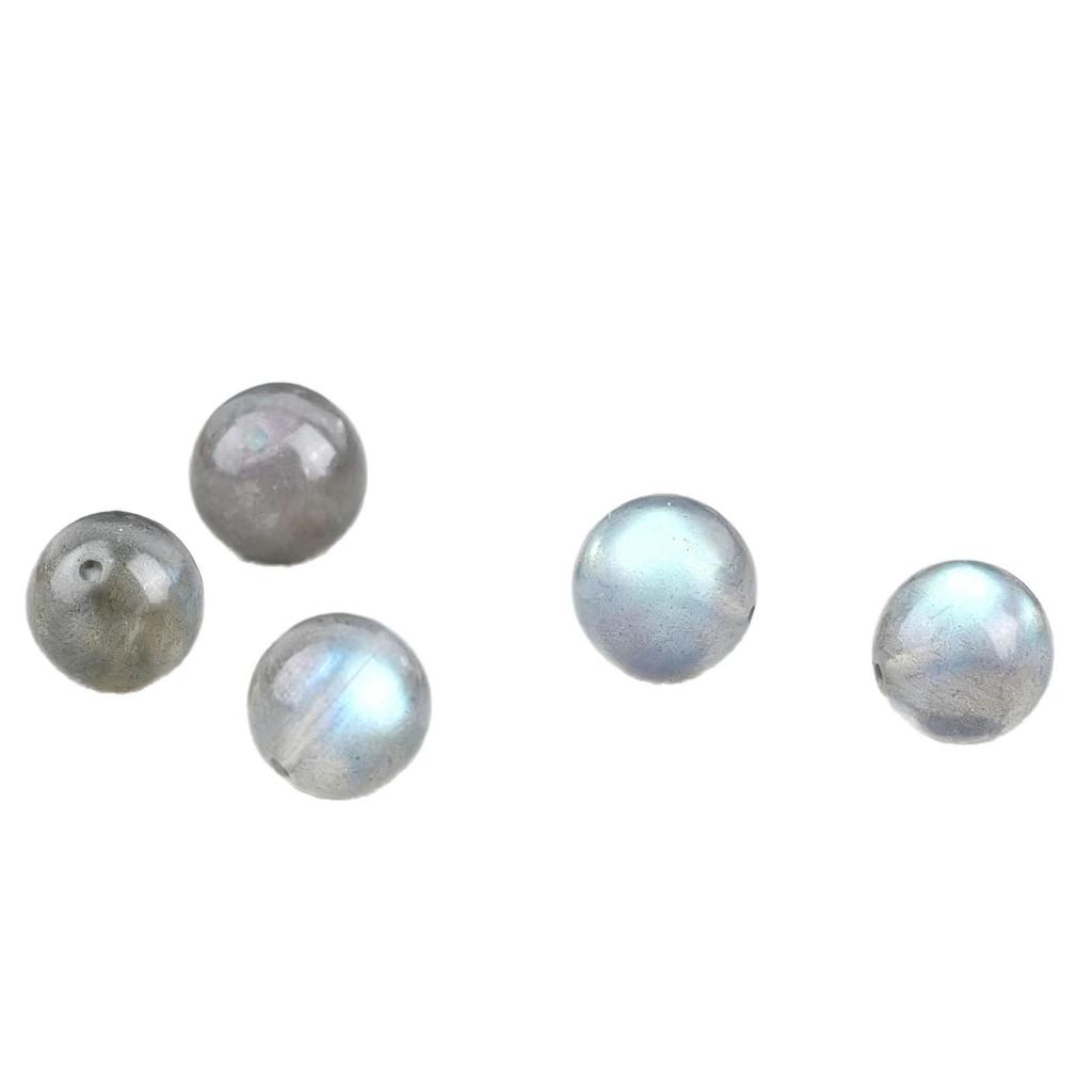 Gray Moonstone & Labradorite Loose Beads for DIY Jewelry
