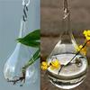 Glass Hanging Vase Flower Planter Container Pot Wedding Decor Tea Light Holder