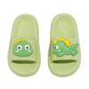 Boys Girls Slippers Summer Comfortable Cartoon Dinosaur Open Toe Non- Shoes Toddler Soft Shower Flip Flops,Green,3.5-4 Years