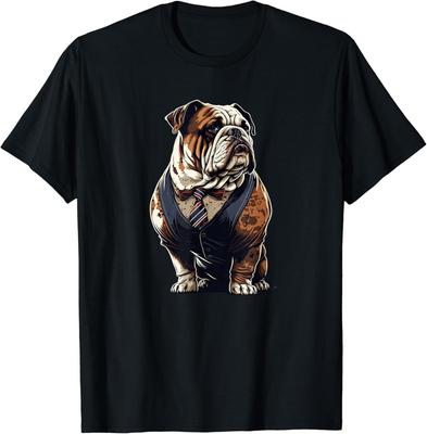 Divertente Regalo Cane Bulldog T-Shirt Unisex