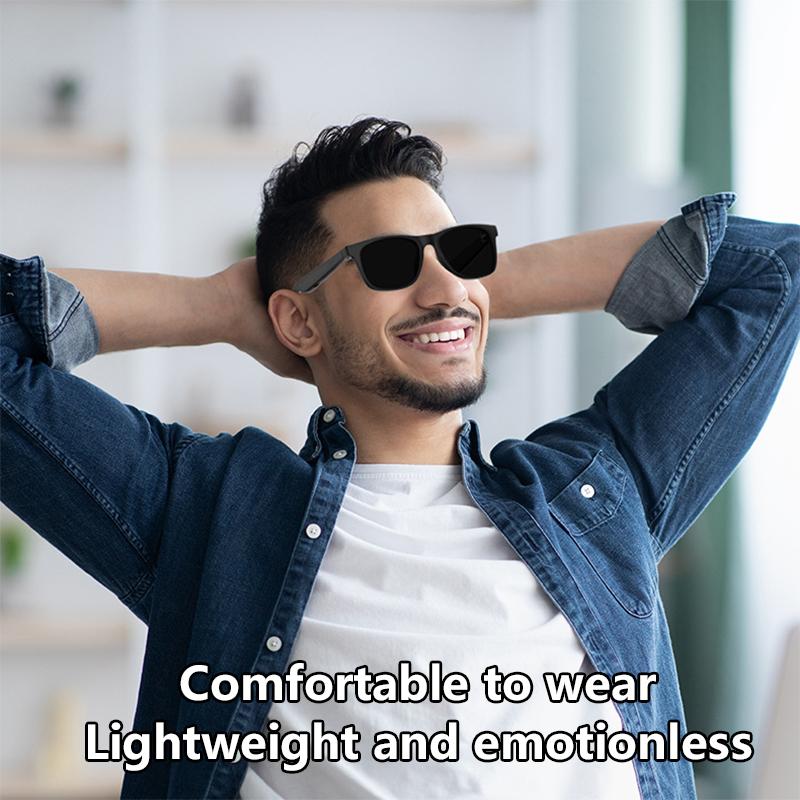 Multifunctional Smart Bluetooth Glasses Remote Control Touch Photo Camera Recording Translator Voice Assistant Adults Glasses Wireless Music Playback