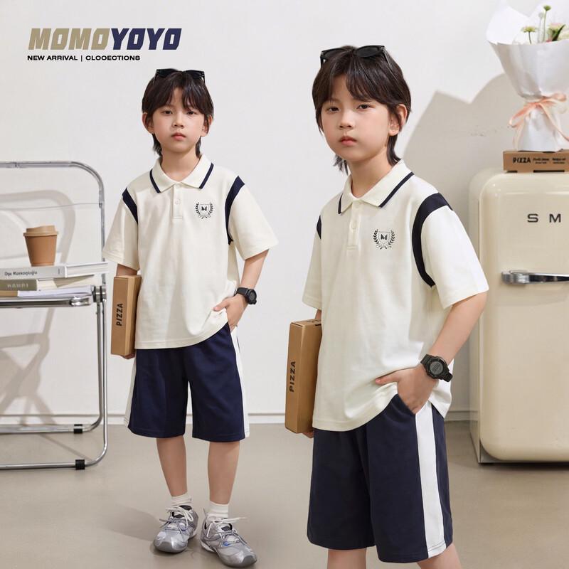 Boys Color-Block Summer Polo Set 140