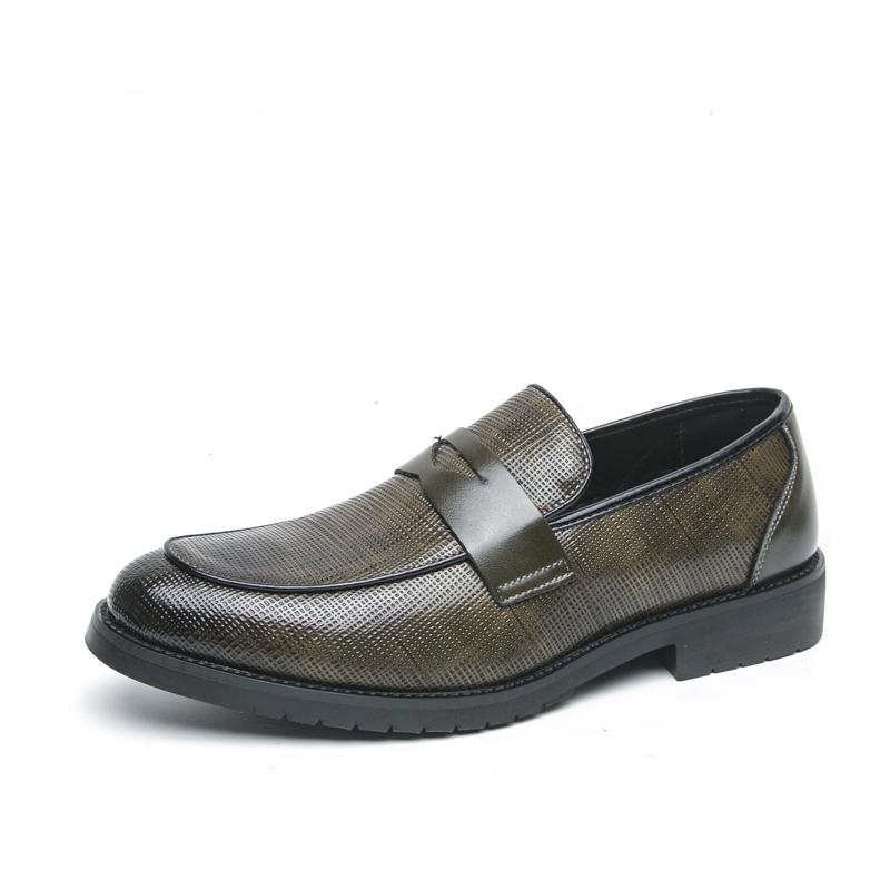 High Quality Brand Men's Loafers Massage Sole Walking Commuting Business Casual Shoes Men's Leather Shoes Big Size  38-48