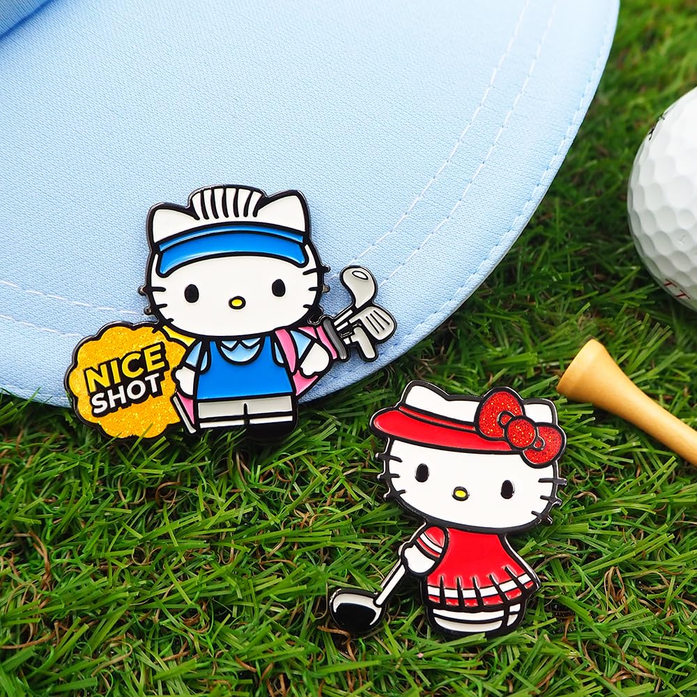Hello Kitty Daniel Golf Marker Clip Licensed Product Kitty Daniel Golf & Type/Magnetic (Hello & Ver. (KTM002))
