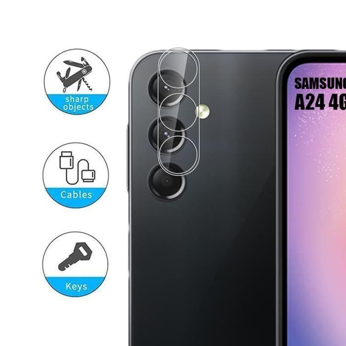Protection caméra en verre trempé pour samsung galaxy a24 - booling - lot de 3