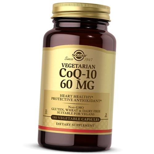 

Вегетаріанський коензим CoQ10, Vegetarian CoQ-10 60, Solgar 30вегкапс (70313022) 180vcaps