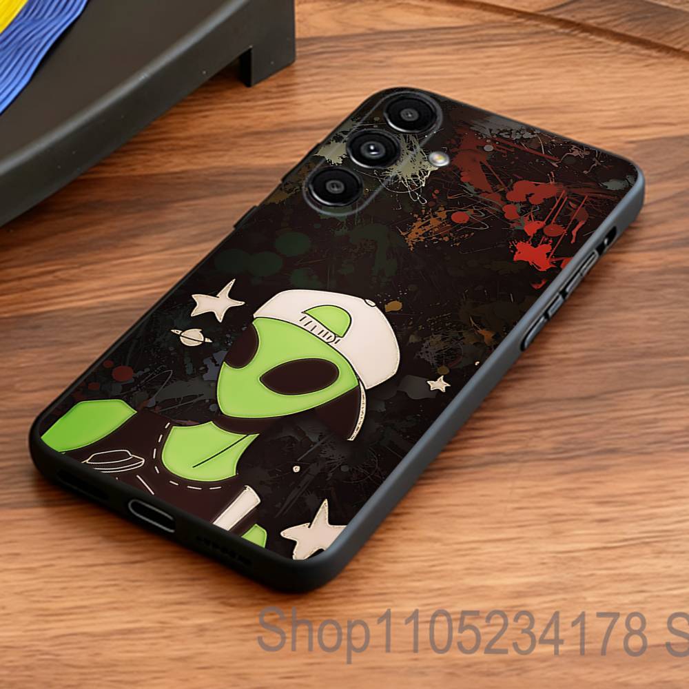 Singular Space UFO Alien Phone Case for Samsung S Series S21 S22 S23 S24 S25 FE Plus Ultra TPU Soft To Skin-friendly Case