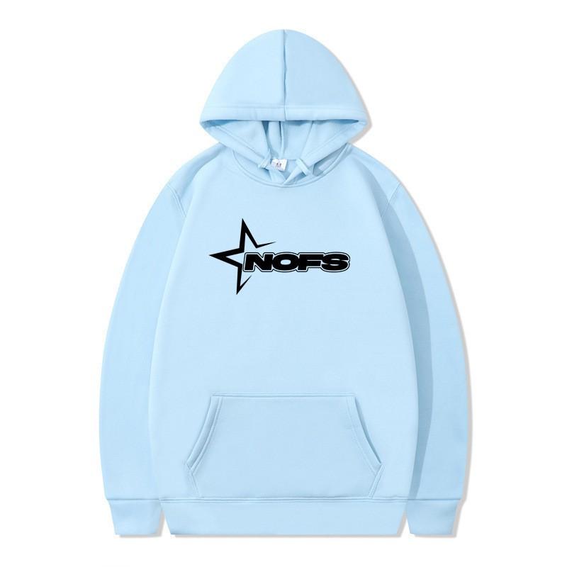 Oversized Letter Print Hoodie Men Women Hip Hop Streetwear Casual Pullover Sweatshirt