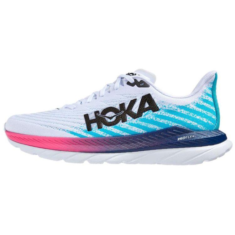 

HOKA Mach 5 Белые мужские кроссовки Scuba Blue 1127893-WSBB 43