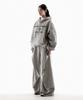 Paensyo Mwl Small Geometry Flare Sweat Pants - Melange