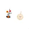 Paper Towel Holder And Decorative Wall Clock Set Modern Nordic Minimalist Tissue Dispenser
