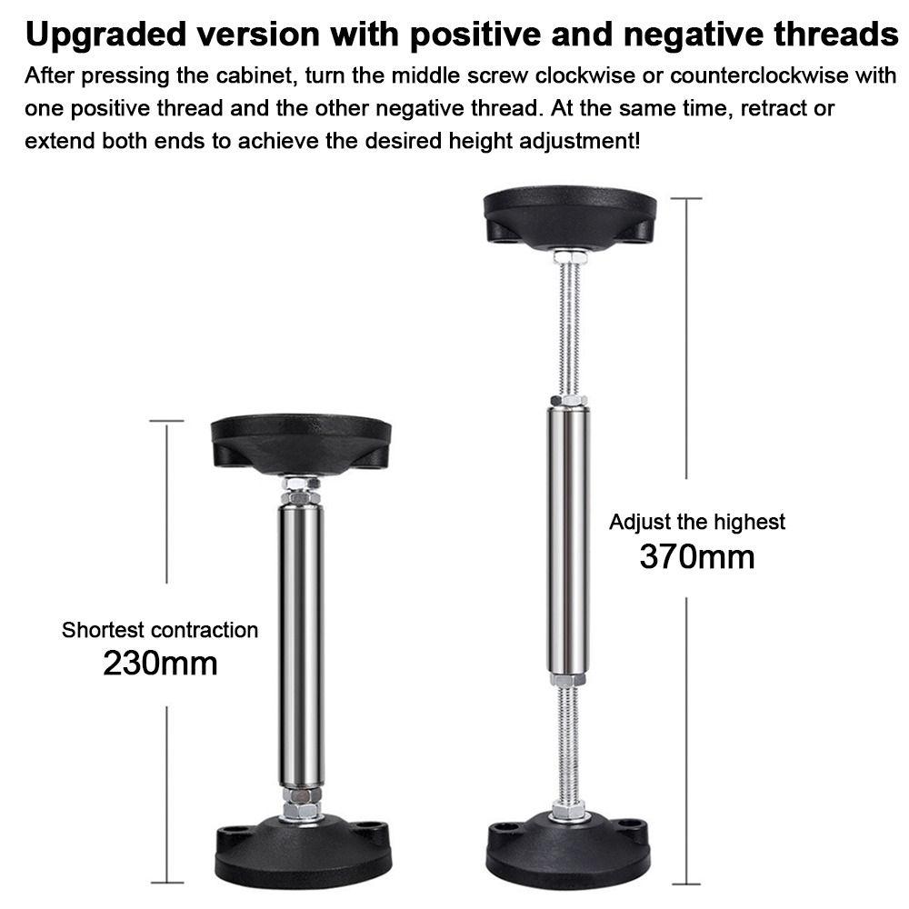 Stainless Steel Telescopic Support Rod Adjustable Easy Install Sink Support Brackets Multifunctional Extendable Rod Household