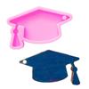 Graduation Hat Keychain Epoxy Resin Mold Handmade Hanging Pendant Decorations Silicone Mould DIY Crafts Jewelry Mould