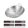 Commercial Concave Induction Cooker Stainless Steel Wok