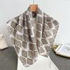 Spring and Autumn New Korean Small Square Scarf Women's 71 Cotton and Linen Versatile Small Scarf Neck Shirt Decorative Silk Scarf
