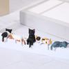 Cute Cat Figurine Computer Mini Resin Car Dashboard Decoration Cat Ornament Monitor Decor for Home Office