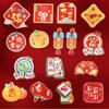 New Year Cartoon Pendants Bonsai Hangings Supplies Cute 3D Small Printing Bright Colors Creative Fashionable Festive Supplies