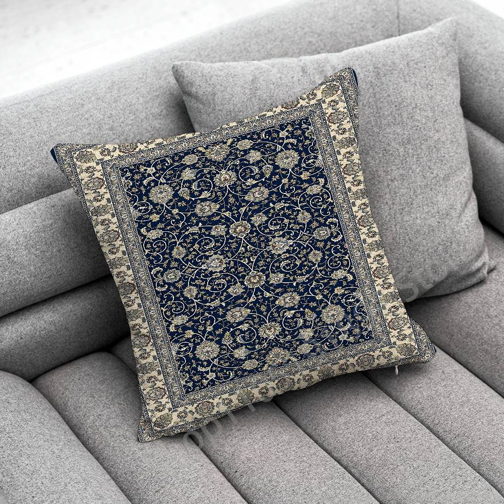 Persian Carpet Floral Pattern Throw Pillow Case For 50x50cm 40x40cm 55x55cm 45x45cm 30x30cm Square Bedroom Pillowcase Cover