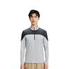 Under Armour Color Block Breathable Casual Long Sleeve T-Shirt Men tops Black White 1326595-018