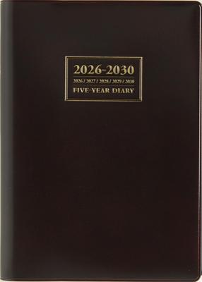 Takahashi Planer 2026 April Start A5 Schreibtischkalender Braun 953 5-Jahres-Nr.