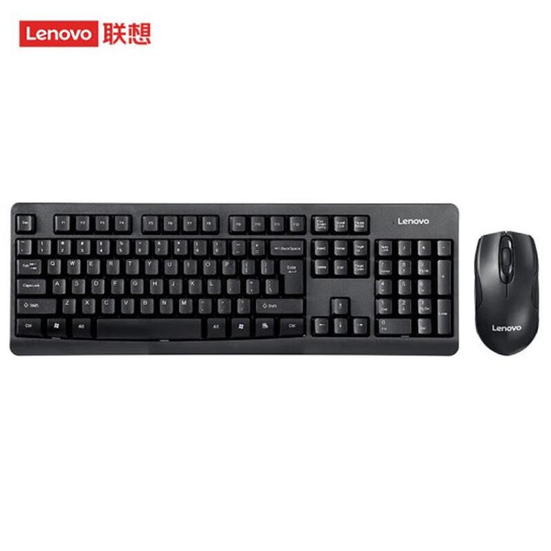 Lenovo KN101 Full-Size Wireless Keyboard and Mouse Combo