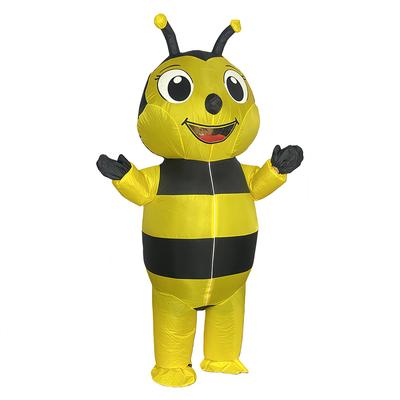 Aufblasbares Hummel Kostüm für Erwachsene Cosplay Anzug Luftgefüllter Jumpsuit Weihnachten Festival Atmosphäre Requisiten Party