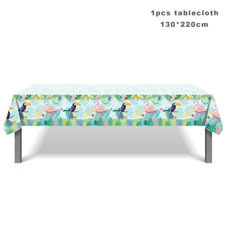 Hawaiian Party Decorations Hawaii Palm Leaves Bunting Banner Luau Aloha Flamingo Summer Tropical Party Birthday Wedding Decor