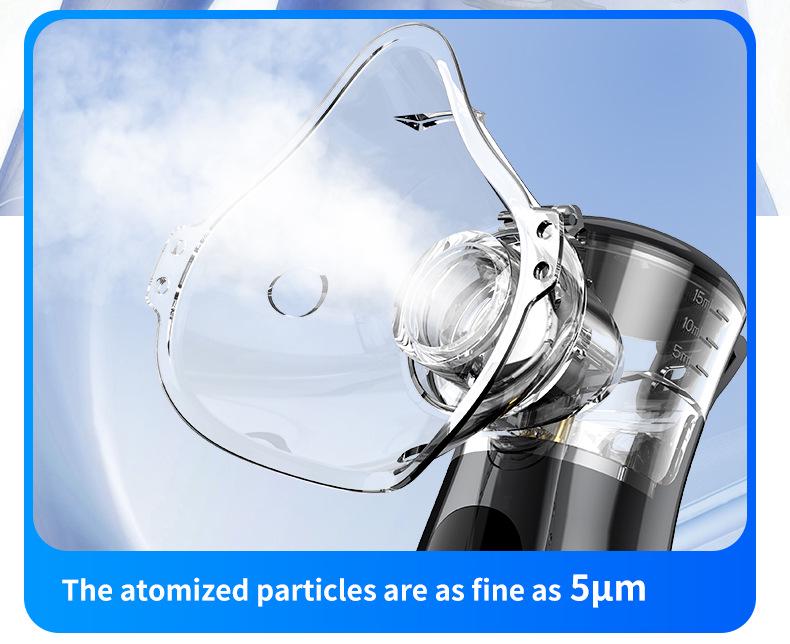 Children's Ultrasonic Silent Nebulizer LED Display Portable USB Rechargeable