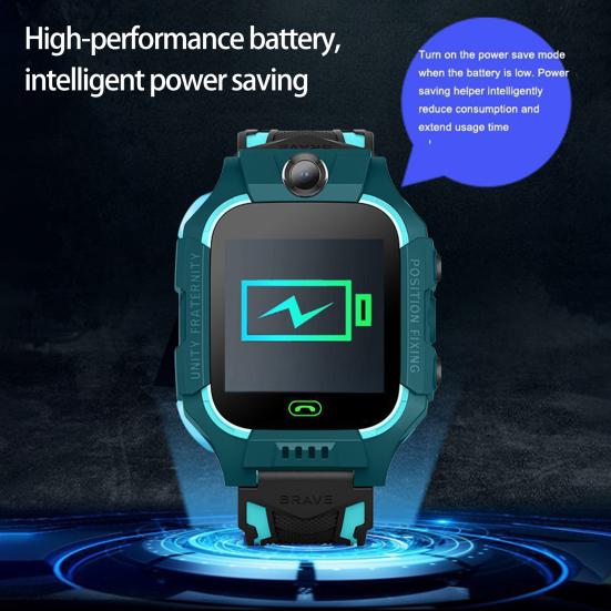 Q19 Kinder Smart Display Sensible Touch Uhr HD-kompatible Steuerung Zwei-Wege-Kommunikation 1,44 Zoll