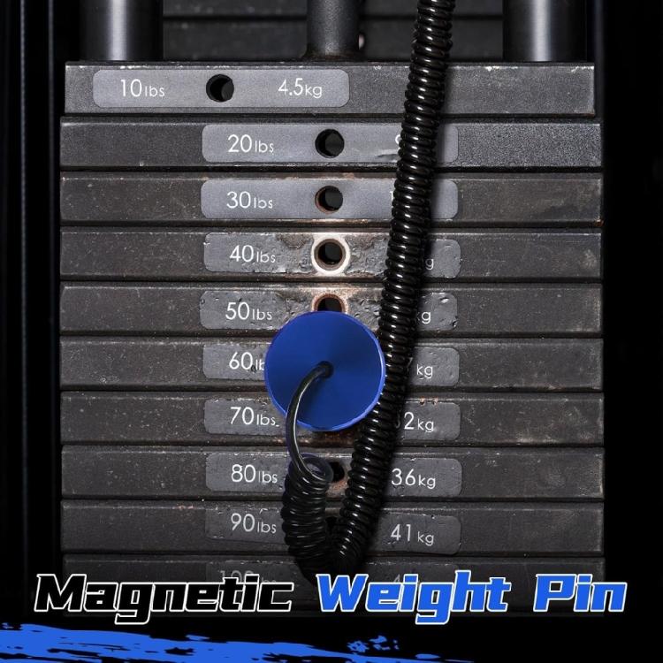 Secure Magnetic Weight Stack Dowels Powerful Aluminum Mixture Universal For Commercial Home Gym Equipment