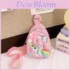 Unicorn Childrens Cartoon Nylon Crossbody Bag With Lightweight Storage For Kindergarten Kids