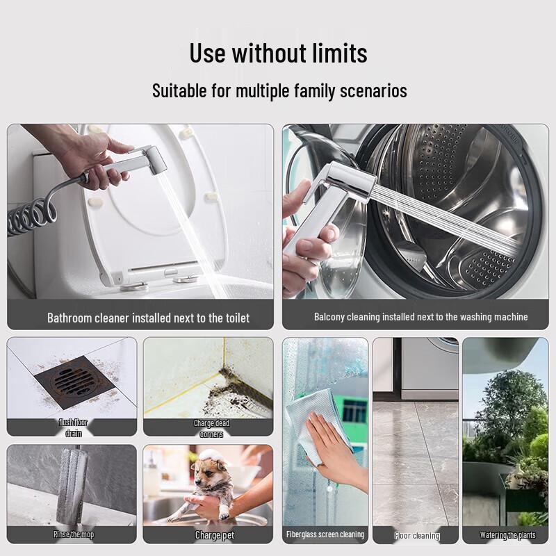 Pressurized Toilet Bidet Sprayer Kit