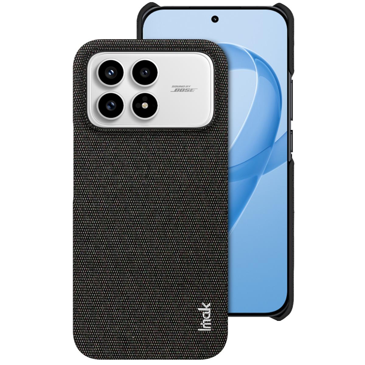 

Для POCO F8 Pro Ultra 5G Чехол для телефона Тканевый чехол серии IMAK Ruiyi POCO F8 Pro 5G чёрный