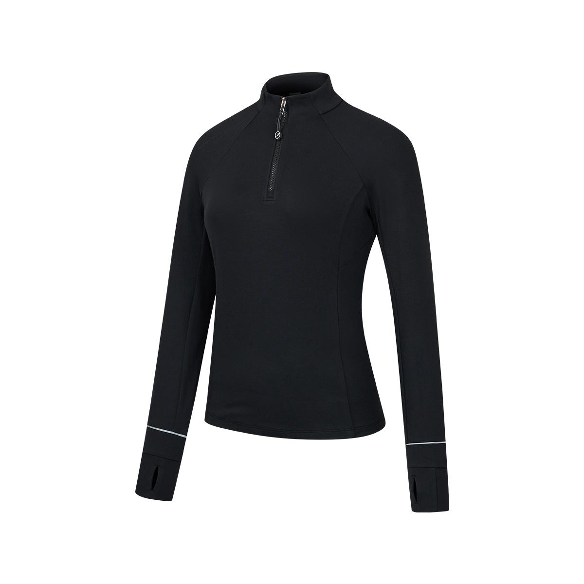 

Saucony Original Featherweight Comfortable Solid Color Stand Collar Pullover Long Sleeve T-Shirt Unisex Tops SA1250HZ11L-BK001 2XL