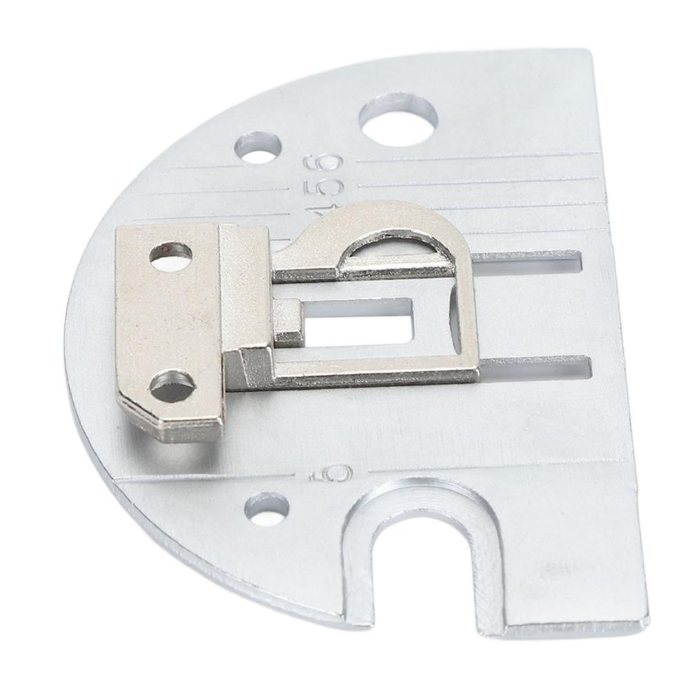 Steel Sewing Needle Plate Aperture 8mm Sturdy Needle Plate Feed Dog Kit Industrial Sewing Machine Plate for 317398+153286  