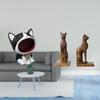 Elegant Cat Statue Art Craft Ornament Decorative Figurine Bookend Centerpiece for Tabletop Bedroom