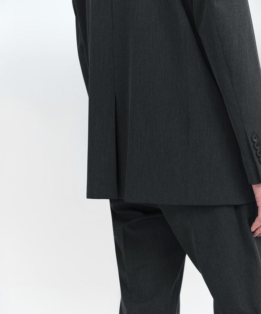 Musinsa Standard Relaxed Basic Blazer [Charcoal Gray]