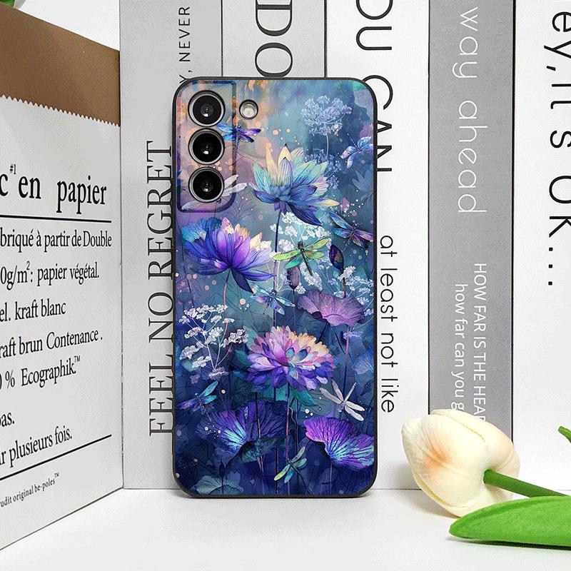 Flower Cute Dragonflies Vintage Floral Pattern Phone Case for Honor Huawei 200 Lite 100 400 PRO 80 X9 Magic 7 6 Lite 5 Pro Cover